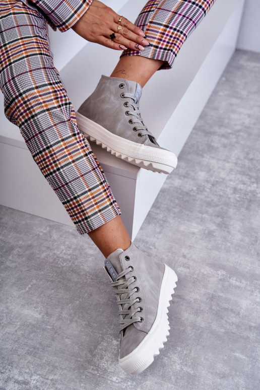 Scarpe per il tempo libero Big Star colore grigio riscaldato EE274114