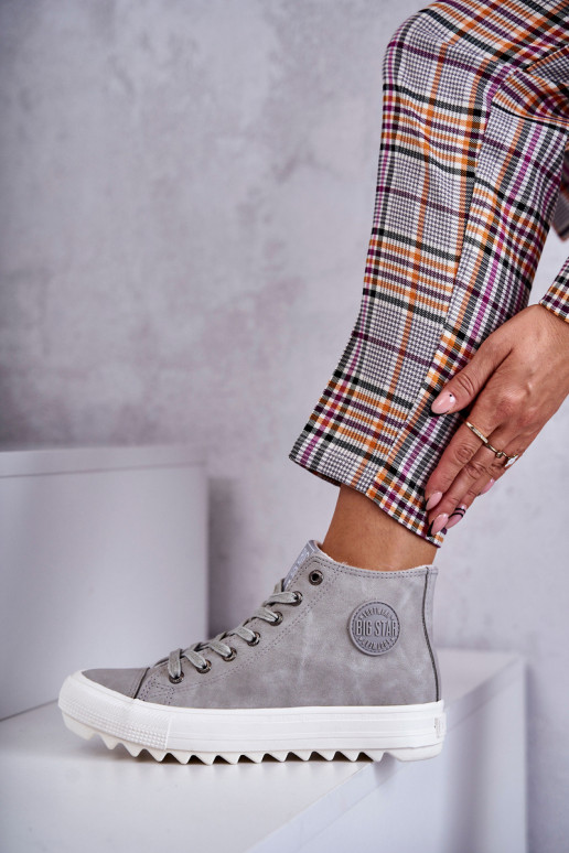 Scarpe per il tempo libero Big Star colore grigio riscaldato EE274114