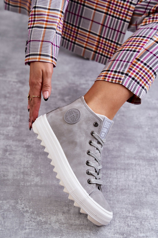 Scarpe per il tempo libero Big Star colore grigio riscaldato EE274114