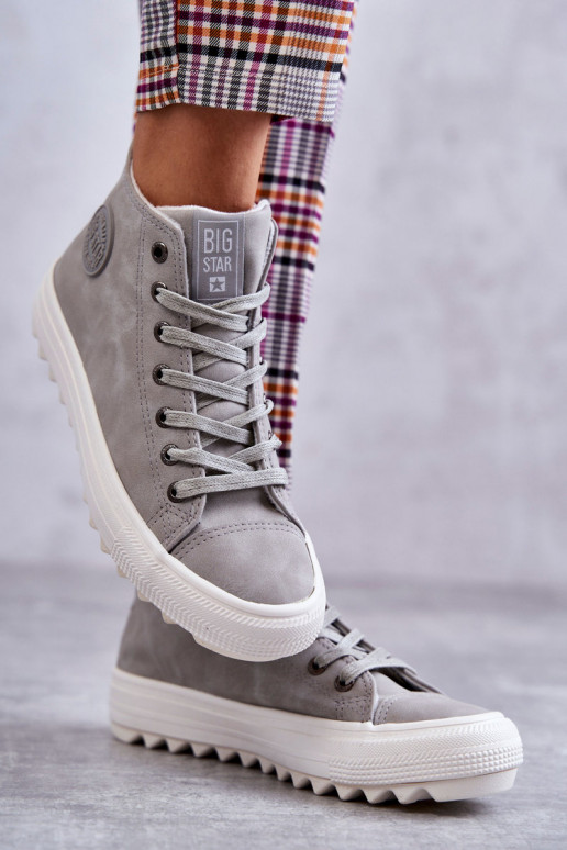 Scarpe per il tempo libero Big Star colore grigio riscaldato EE274114