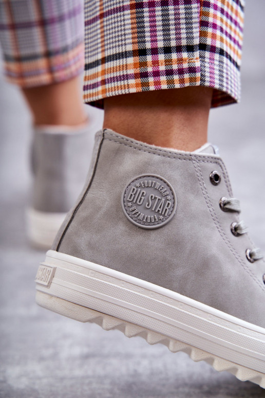 Scarpe per il tempo libero Big Star colore grigio riscaldato EE274114