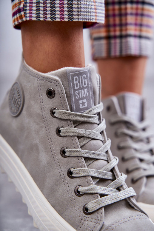 Scarpe per il tempo libero Big Star colore grigio riscaldato EE274114