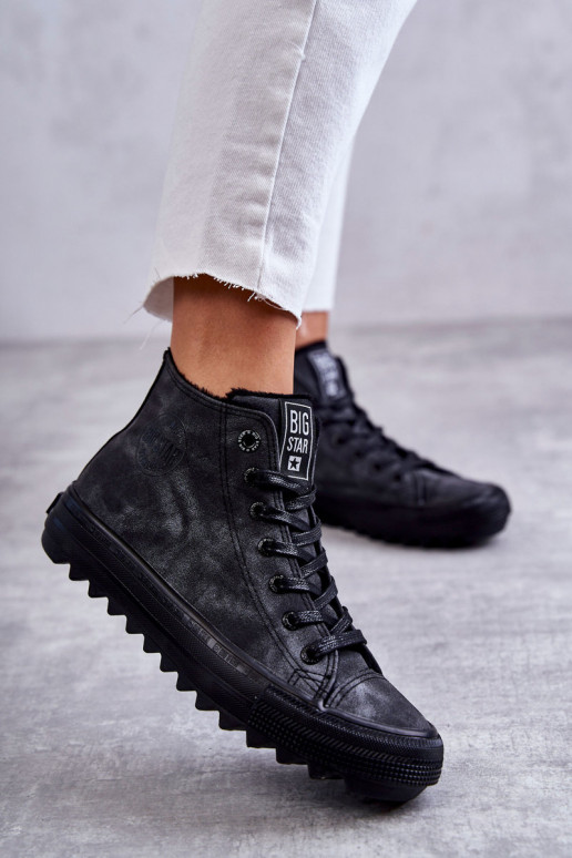 Scarpe per il tempo libero Big Star colore nero riscaldato GG274069 Scarpe per il tempo libero Big Star colore nero riscaldato GG274069