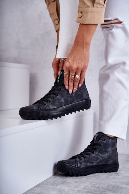 Scarpe per il tempo libero Big Star colore nero riscaldato GG274069 Scarpe per il tempo libero Big Star colore nero riscaldato GG274069