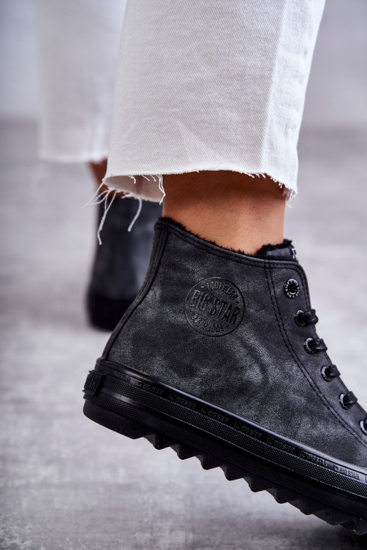 Scarpe per il tempo libero Big Star colore nero riscaldato GG274069 Scarpe per il tempo libero Big Star colore nero riscaldato GG274069