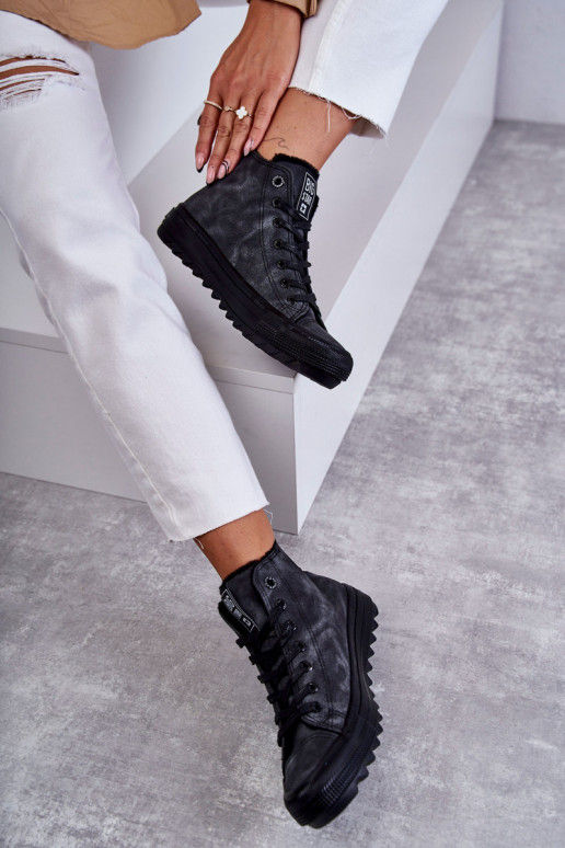 Scarpe per il tempo libero Big Star colore nero riscaldato GG274069
