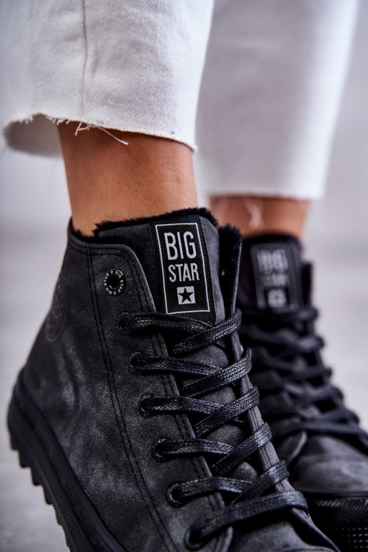 Scarpe per il tempo libero Big Star colore nero riscaldato GG274069