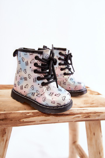Stivali per bambini con glitter e fantasie Reggie in vari colori