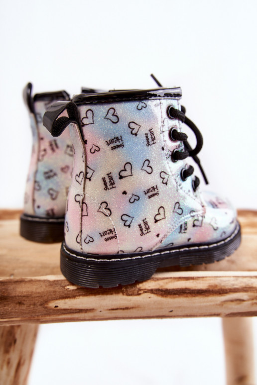 Stivali per bambini con glitter e fantasie Reggie in vari colori