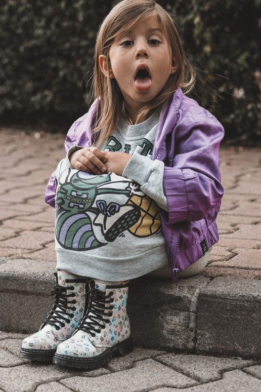 Stivali per bambini con glitter e fantasie Reggie in vari colori Stivali per bambini con glitter e fantasie Reggie in vari colori