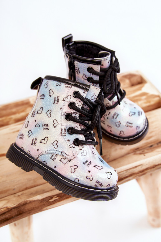 Stivali per bambini con glitter e fantasie Reggie in vari colori