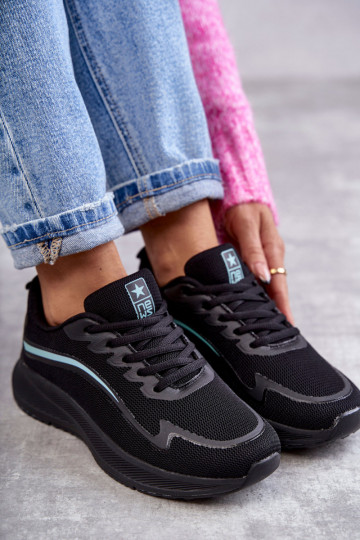 Scarpe sportive alla moda Sneakers modello scarpe colore nero Ida