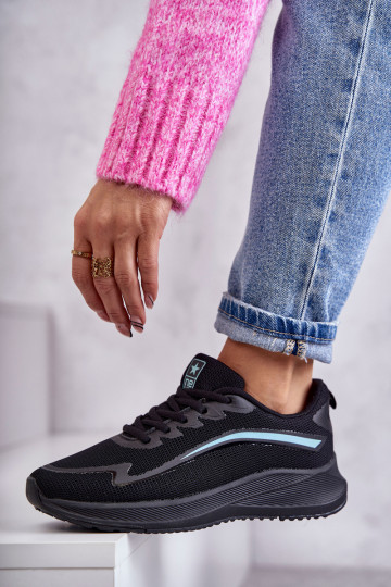 Scarpe sportive alla moda Sneakers modello scarpe colore nero Ida 2