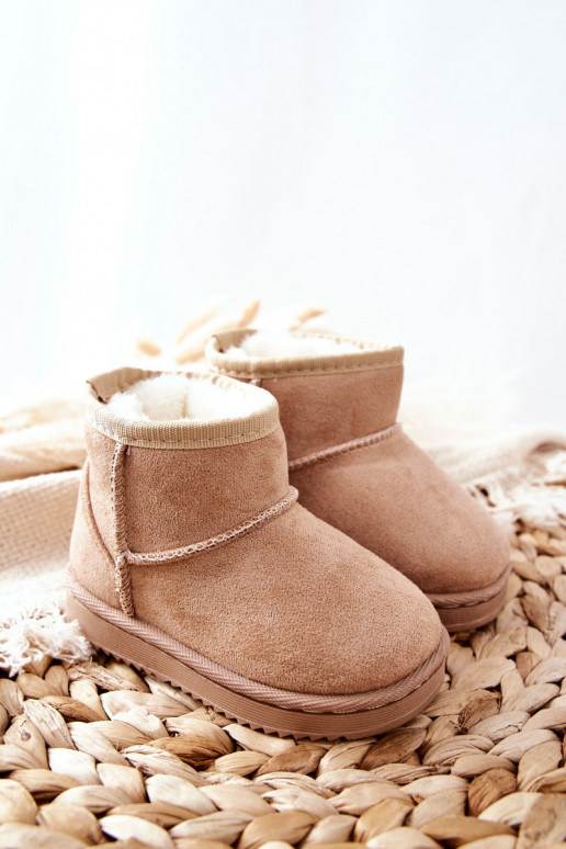 Caldi stivali invernali per bambini beige Gooby