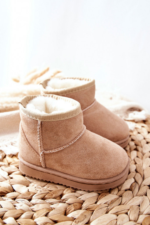 Caldi stivali invernali per bambini beige Gooby