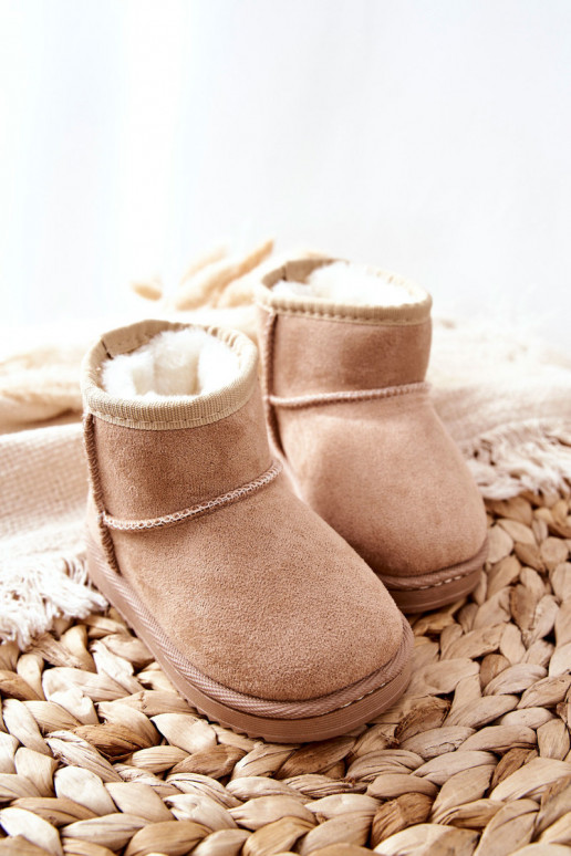 Caldi stivali invernali per bambini beige Gooby