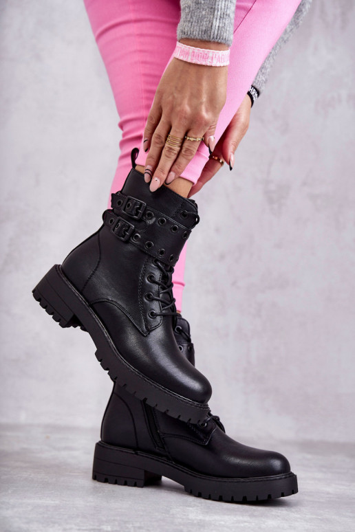 Stivali riscaldati in colore nero Silvor