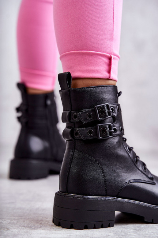 Stivali riscaldati in colore nero Silvor