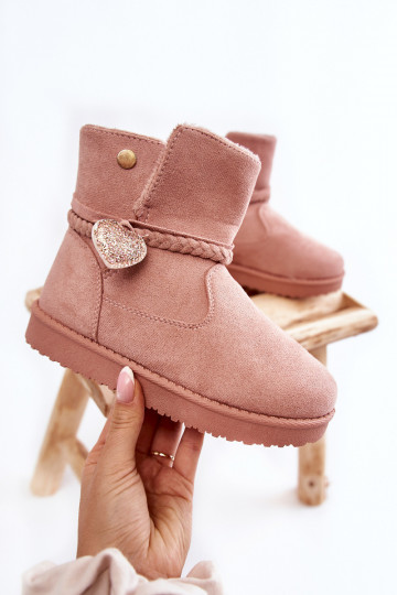 Doposci per bambini in colore rosa May