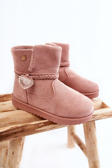 Doposci per bambini in colore rosa May 2