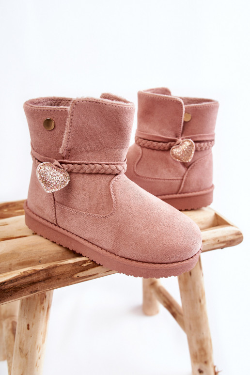 Doposci per bambini in colore rosa May