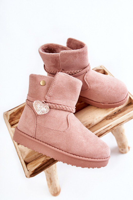 Doposci per bambini in colore rosa May