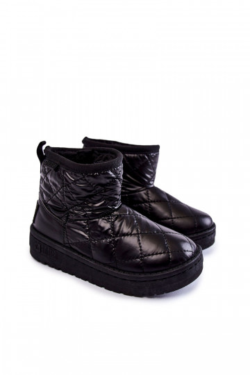 Caldi stivali invernali per bambini Big Star KK374242 neri 2