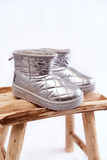 Caldi stivali invernali per bambini Big Star KK374241 colore argento