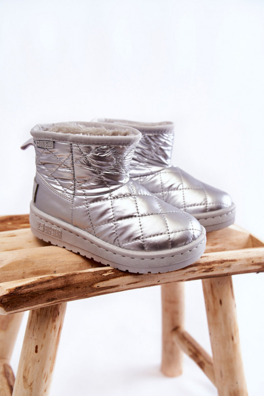 Caldi stivali invernali per bambini Big Star KK374241 colore argento
