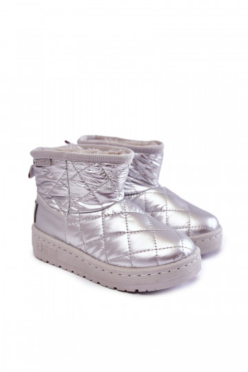 Caldi stivali invernali per bambini Big Star KK374241 colore argento 2