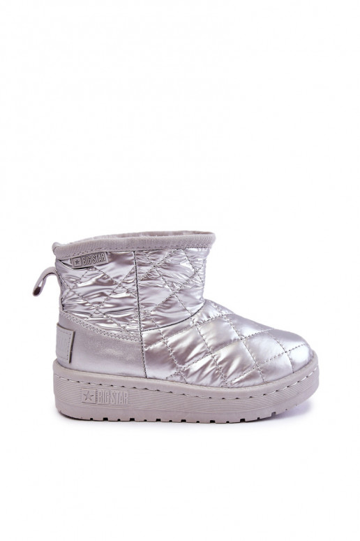 Caldi stivali invernali per bambini Big Star KK374241 colore argento