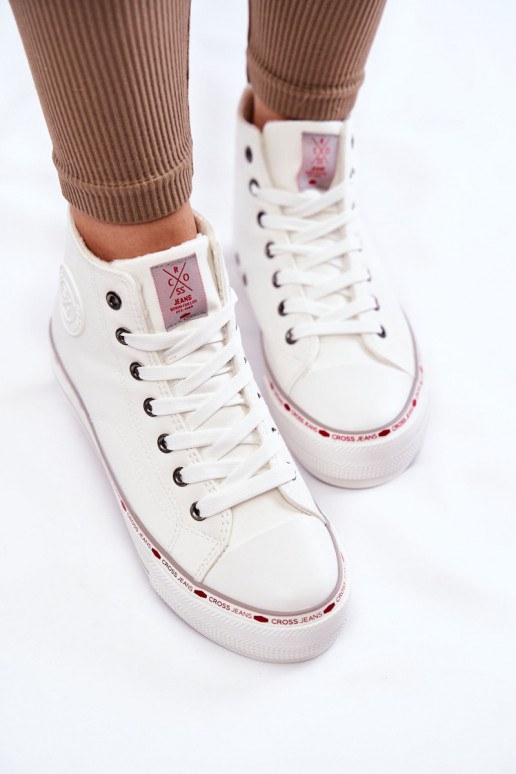 scarpe casual con suola Cross Jeans KK2R4044C colore bianco scarpe casual con suola Cross Jeans KK2R4044C colore bianco