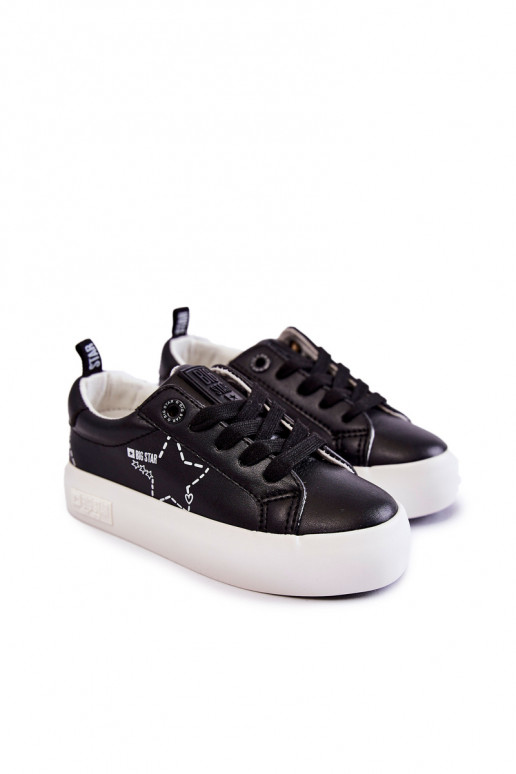 Scarpe sportive da bambino con lacci Big Star KK374223 colore nero