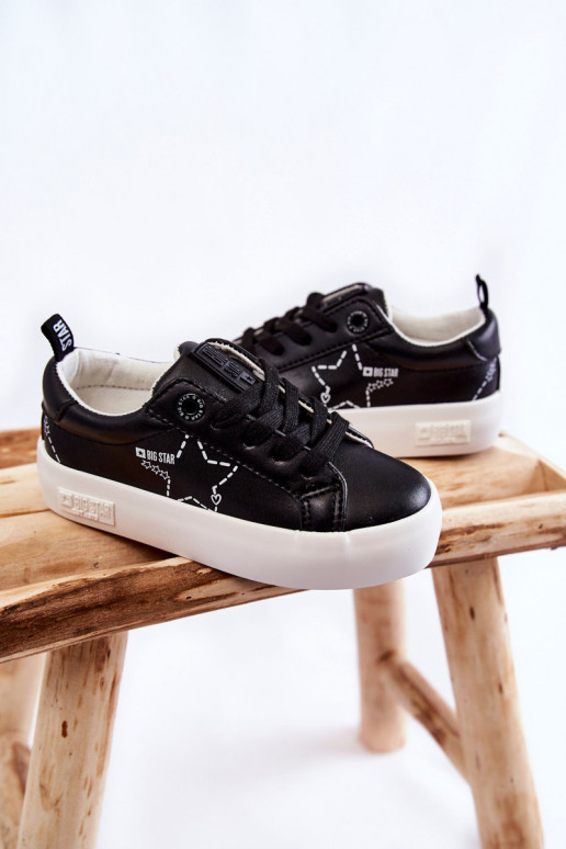 Scarpe sportive da bambino con lacci Big Star KK374223 colore nero