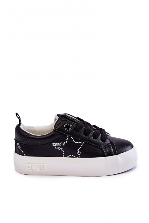Scarpe sportive da bambino con lacci Big Star KK374223 colore nero