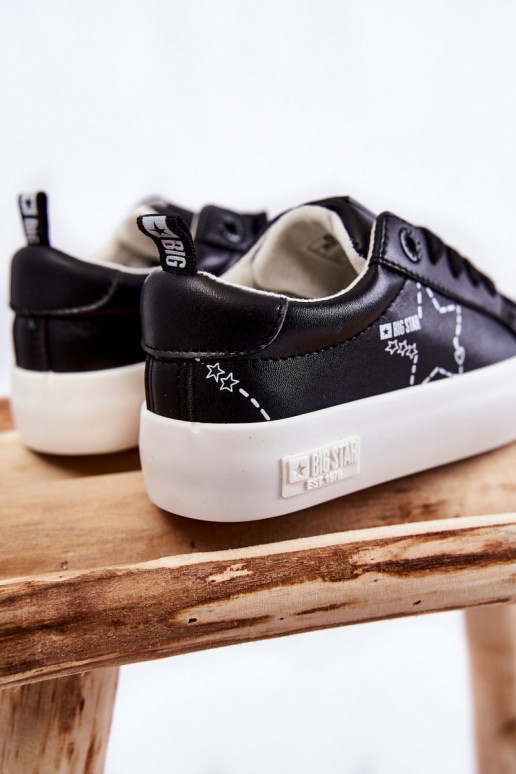 Scarpe sportive da bambino con lacci Big Star KK374223 colore nero