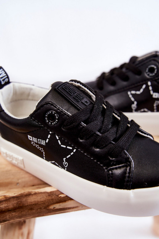 Scarpe sportive da bambino con lacci Big Star KK374223 colore nero