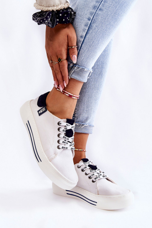 Scarpe da donna Memory Foam System Big Star KK276002 colore bianco