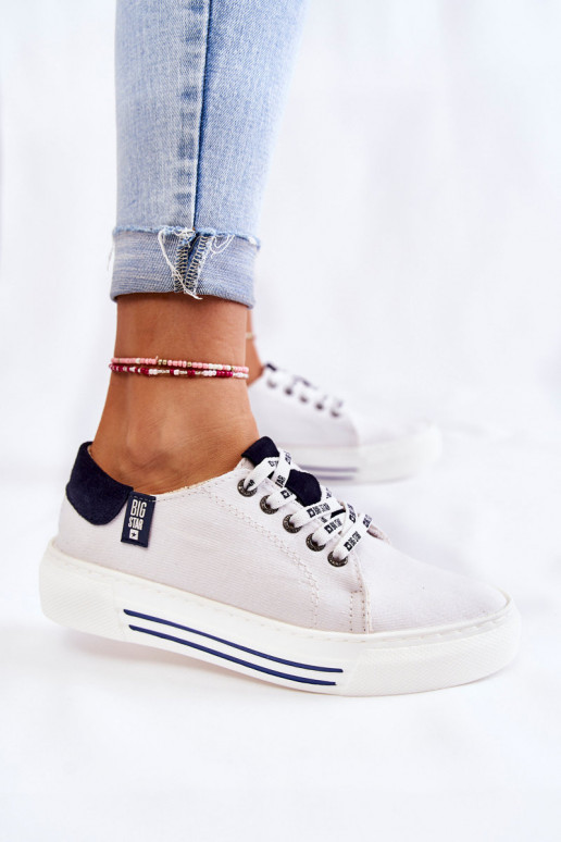 Scarpe da donna Memory Foam System Big Star KK276002 colore bianco