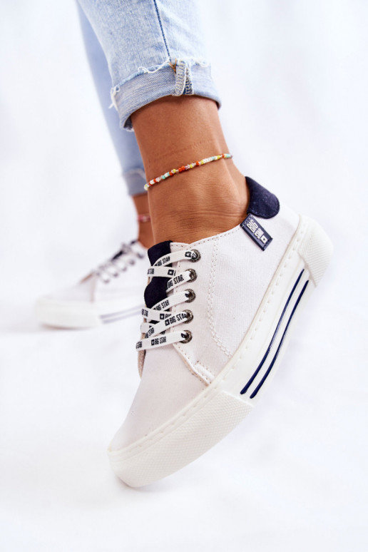 Scarpe da donna Memory Foam System Big Star KK276002 colore bianco