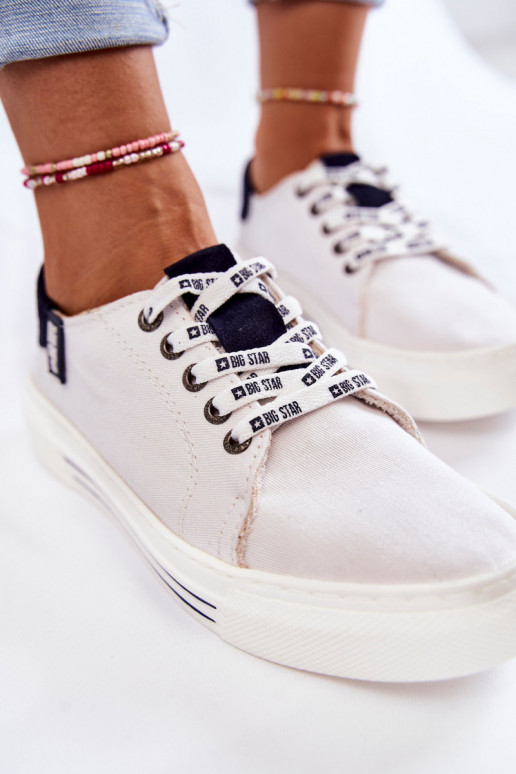 Scarpe da donna Memory Foam System Big Star KK276002 colore bianco