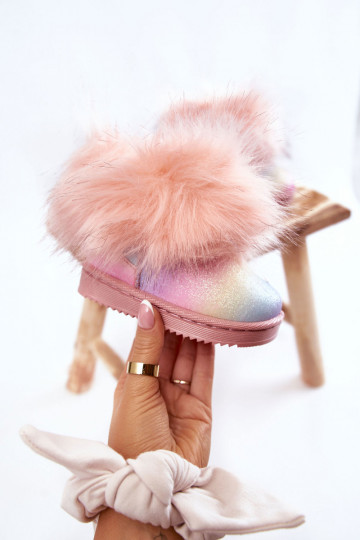 Doposci per bambini con pelliccia in vari colori Ariana