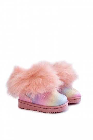 Doposci per bambini con pelliccia in vari colori Ariana 2