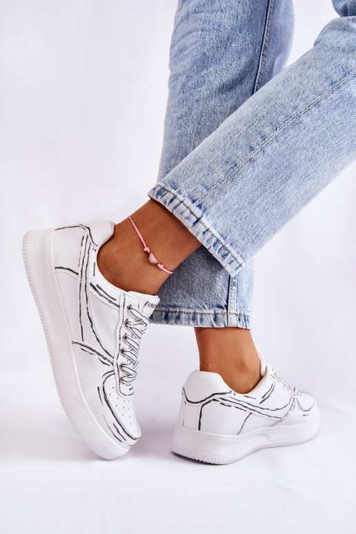 scarpe sportive in colore bianco Solveig