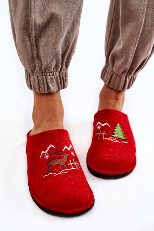 ciabatte Big Star KK276017 colore rosso-sabbia