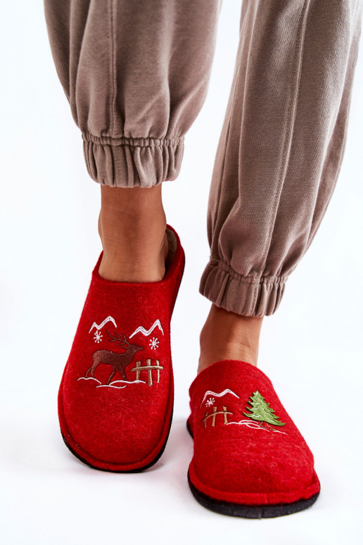 ciabatte Big Star KK276017 colore rosso-sabbia