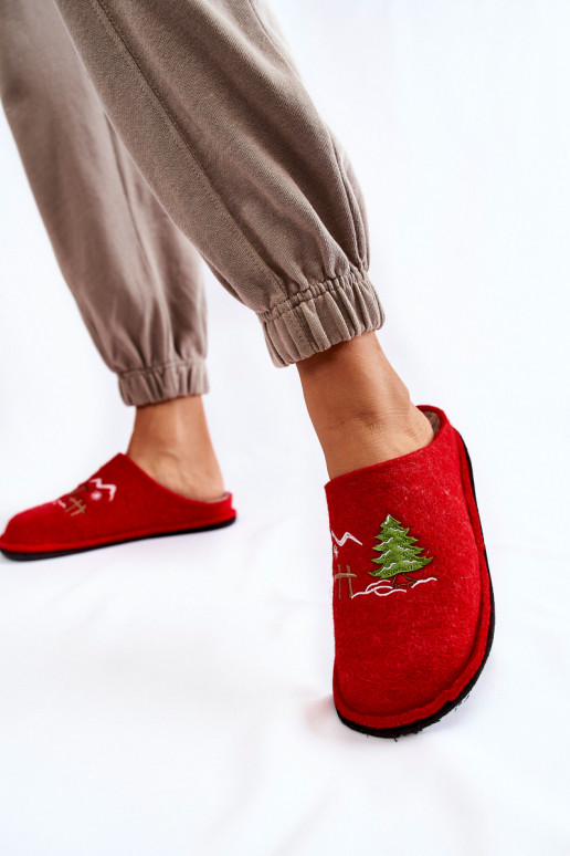 ciabatte Big Star KK276017 colore rosso-sabbia