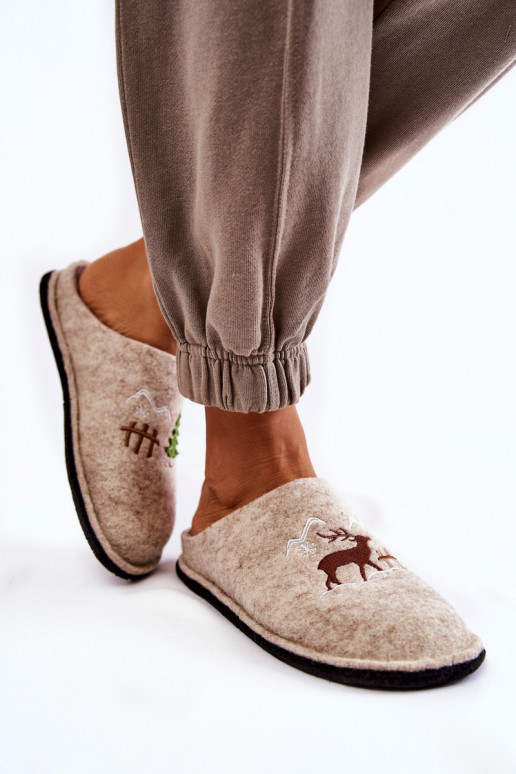 pantofole Big Star KK276016 beige