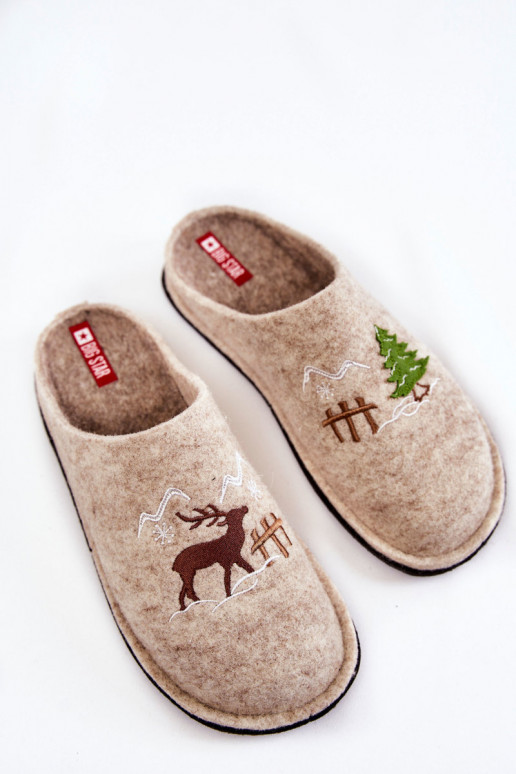 pantofole Big Star KK276016 beige