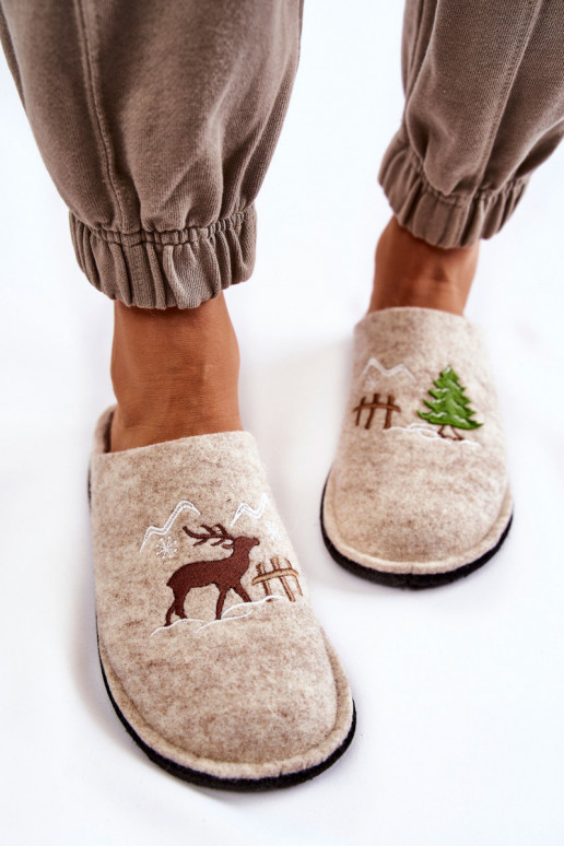 pantofole Big Star KK276016 beige